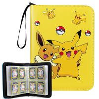 Hot Sale Cards Holder 400Pcs Capacity Popular Pokemon Card Book Bags For Game Cards Collection PU Zipper Playing Cards Binder