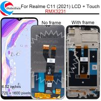 ต้นฉบับ6.52 สำหรับ OPPO Realme C11จอแอลซีดีจอแสดงผลหน้าจอสัมผัส RMX3231ประกอบหน้าจอดิจิตอลสำหรับ Realme C11จอแอลซีดีพร้อมกรอบ