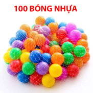 GIÁ SỐC COMBO 100 quả bóng nhựa cho bé vui chơi - Bóng nhựa nhiều màu sác