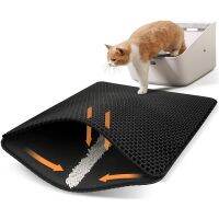 Waterproof Cat Litter Mat Double Layer EVA Pet Cat Litter Box Mat Non-Slip Sand Dog Cat Washable Bed Mat Pet Clean Pad Products