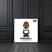 Pharrell-ในใจของฉันอัลบั้มเพลงปกโปสเตอร์ภาพเขียนการตกแต่งภาพวาดผนังบ้าน (ไร้กรอบ)