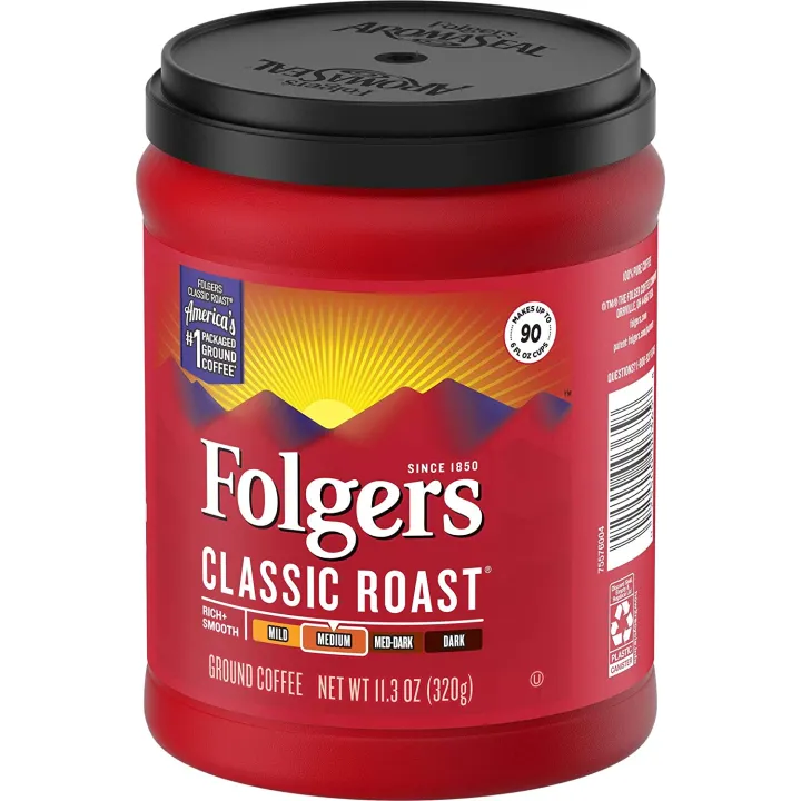 Folgers Classic Roast Medium Ground Coffee Brewed Drip Pressed 320g Lazada Ph Folgers Classic Roast Medium, How Many Tablespoons Of Folgers Coffee Per Cup