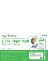 SAVE MORE Eco-Inkjet Matt Coated Paper (กระดาษอีโค่เคลือบด้าน) "อิงค์เจ็ท" 90 แกรม (A4) 50 แผ่น