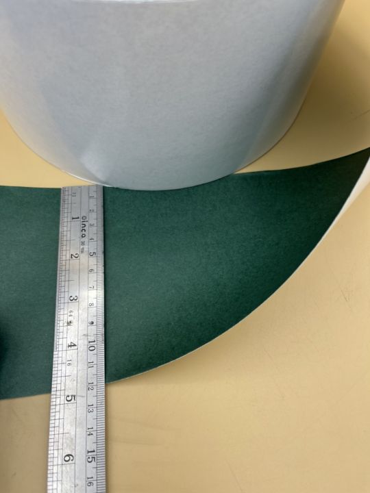 วงแหวนฉนวนขั้วบวกสำหรับแบตเตอรี่-18650-แผ่นละ-50ดวง-กระดาษกาว-ฉนวน-หน้ากว้าง120mm-ทนความร้อน-สีเขียว-1-เมตร