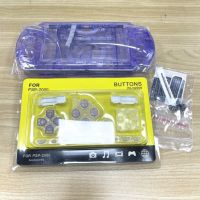 จัดส่งฟรีสำหรับ PSP2000 PSP 2000เชลล์เปลี่ยนเต็มที่อยู่อาศัยปกกรณีที่มีปุ่มชุดสติกเกอร์