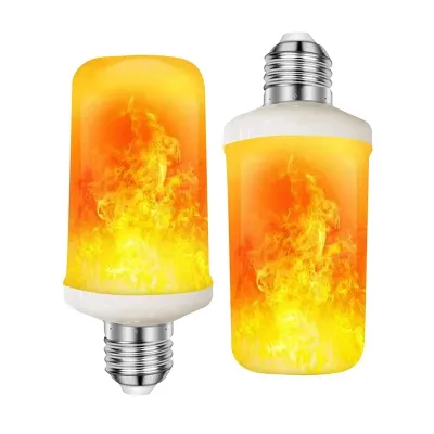 E27 E26 E14 B22 LED Flame Bulb 85-265V LED Flame Effect Fire Light Bulb 5W 12W Flickering Emulation Decor LED Lamp