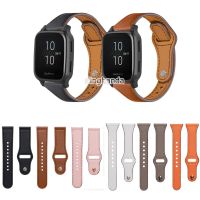 Slim Genuine Leather Band Strap for Garmin Venu Sq 【BYUE】