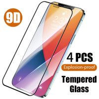 ❈☋⊙ 4PCS Tempered Glass for iPhone 11 13 14 Pro Max Mini Screen Protector for iPhone 14 Pro 7 8 6 6S Plus SE 2020 X XR Xs Max Glass