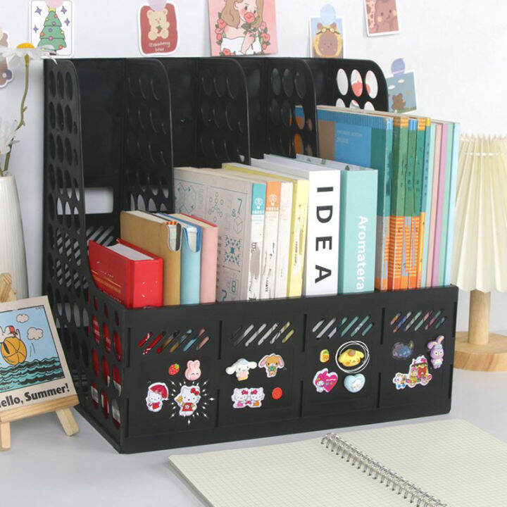 File Column Book Stand Office Supplies And Organization Rack Storage Rack Student Desktop