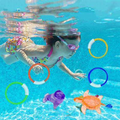 ของเล่นสระกระโดดน้ำของเล่นสระว่ายน้ำเกมว่ายน้ำสนุกชุดจมดำใต้น้ำของขวัญสำหรับเกมของเล่นน้ำสนุกๆ