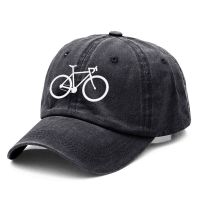 Vintage Washed Cotton High Quality Bicycle Embroidery Baseball Cap For Men Women Dad Hat golf caps Snapback Cap Dropshipping Towels
