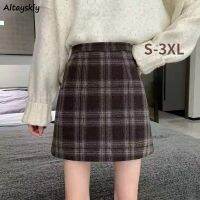 Skirts Women Plaid Retro S-3XL Harajuku Preppy Mini Fashion Cozy Spring All-match Chic Ladies Ulzzang Classic Popular New Design