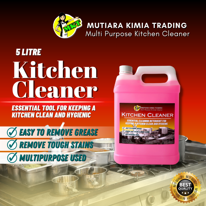 MKT 5L Kitchen Cleaner heavy oil kitchen cleaner sabun chemical cuci