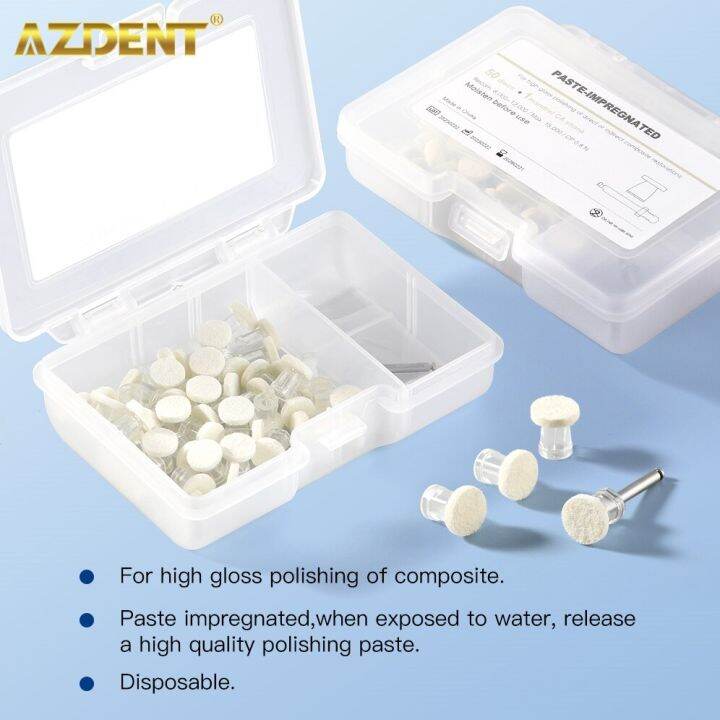 50Pcs/Box AZDENT Dental Composite Polishing Disk Polishing Paste