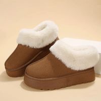 Winter 2023 New Womens Thick Sole Sheepskin Wool Anti Slip Snow Boots Fashion Womens Mini Warm Thickened Womens Boots