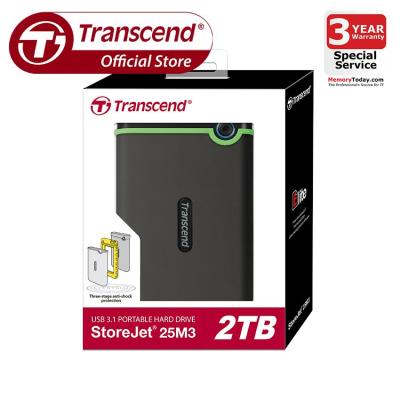 Transcend External Hard Drives StoreJet 25M3 2TB Iron Gray (TS2TSJ25M3S)