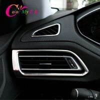 Color My Life Stainless Steel Car Air Vent Decoration Cover Trim for Peugeot 308 2016 2017 Accessories