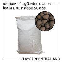 bonanzashop กระสอบ เม็ดดินเผา ClayGarden มวลเบา size M, L, XL ***กระสอบ50ลิตร*** (25kg) BioStone Gift For You เพื่อคนสำหรับเช่นคุณโดยเฉพาะ