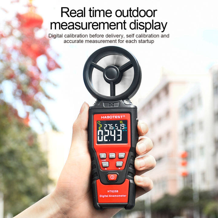 habotest-ht625-anemometer-เครื่องวัดความเร็วลม-digital-anemometer-เครื่องวัดความเร็วลม-professional-anemometer-9999-count-bargraph-แสดงค่าความเร็วลมได้ชัดเจนขึ้น-เหมาะสำหรับงานอุตสาหกรรม-การเกษตร-กีฬา