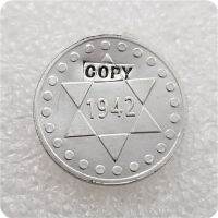 เหรียญปลอม5 Pfennig Lodz Ghettoaluminium-Magnesium 1942