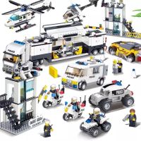 HOT!!!☾✣₪ cri237 Children Xmas Gifts City Police Station SWAT Car Airplane Legoes Building Blocks Sets Action Figure DIY Bricks Toys