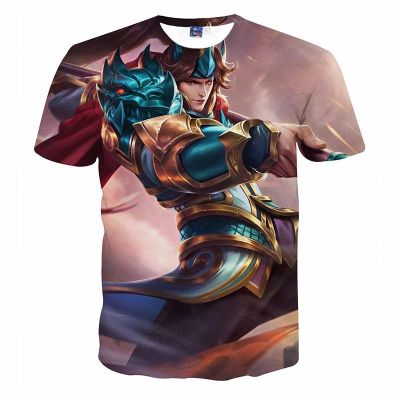 Game Hero Zilong 3D Printed T Shirt Mobile Legends Game Tees