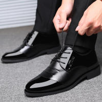 Business Leather Men Shoe 100%หนังแท้ประกอบกิจการรองเท้าหนังโปรโมชั่นราคาต่ำรองเท้าผู้ชายรองเท้าทางการคุณภาพสูง LTH272-6