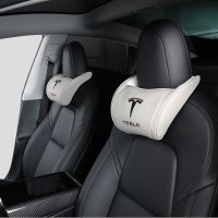 Car Seat Headrest For Tesla Model 3 X S Y 2022 Leather Neck Pillows Pillows Car Interior Supplies Tesla Model Y 2023 Accessories