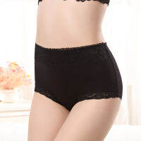 【มีไซส์ใหญ่】Plus Size (L - 2XL) Woman Highwaist Panties With Lace