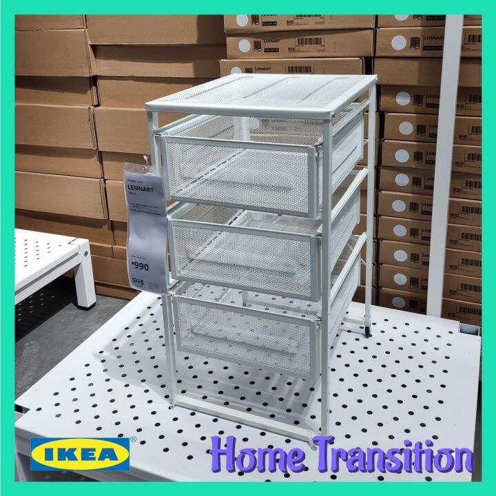 Home Transition ikea LENNART drawer unit white CODhot sell Lazada PH