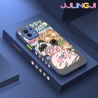 Jlingji เคสสำหรับ Xiaomi 11 11 11 Lite 4G 11 Lite 5G 11 Lite 5G 11 Lite 5G Ne 11 Pro 11 Pro 11มีน้ำค้างแข็งโปร่งใสบางๆเคสขอบสี่เหลี่ยมแข็งรูปแบบเคสกันกระแทกปลอกซิลิโคนคลุมทั้งหมดกันกระแทกเคสนิ่ม