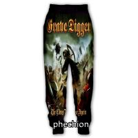 Phechion New Mens/Womens Grave Digger Band 3D Printed Casual Pants Fashion Street Wear Mens Loose Sweatpants F236