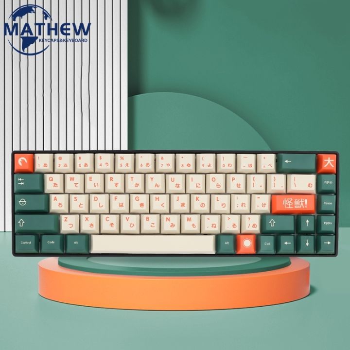 gmk-kaiju-keycap-cherry-profile-ปุ่มกดคีย์บอร์ด-135-คีย์-5-ด้าน-ลายมอนสเตอร์-เชอร์รี่-รองรับ-61-63-68-71-84-87-100-104-108