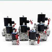 Stainless Steel Electric Solenoid Valve 1/4 3/8 1/2 3/4 1 Normally Closedir Gas 12V/24V/220V/110V