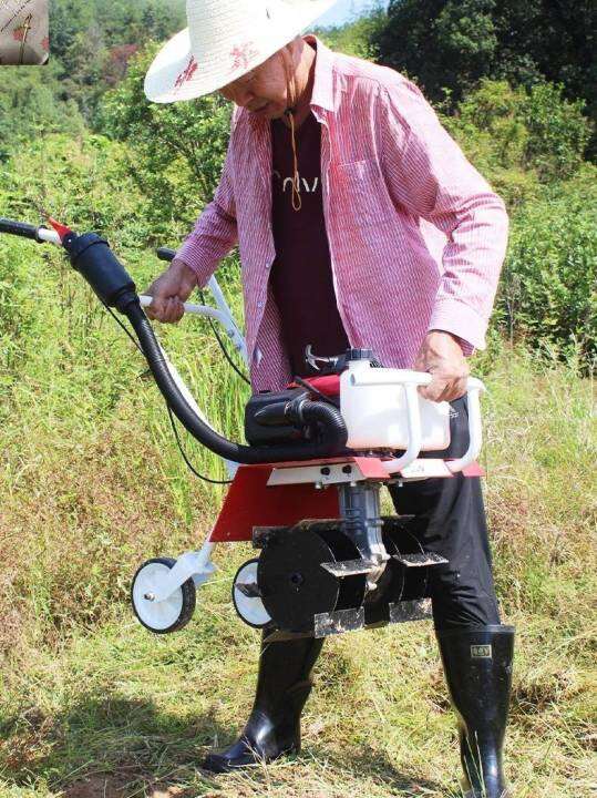 Tiller rotary cultivator hard soil microcultivator, scarifying