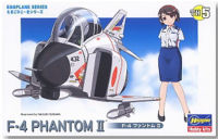 เครื่องบินประกอบ eggplane  F-4 PHANTOM II  HASEGAWA