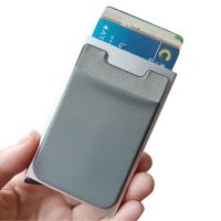 【CC】 Aluminum Wallet With Elastic Lycra Back Blocking Metal Credit Card Holder Pop Up Coin Purse