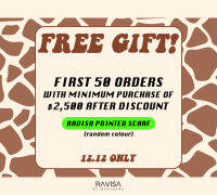 RAVISA - PRINT SCARF (RANDOM COLOUR)