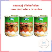 นกพิราบคู่ ลำไยในน้ำเชื่อม 540 กรัม x 3 กระป๋อง ผลไม้กระป๋อง ผลไม้ในน้ำเชื่อม