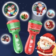 CW Christmas Flashlight Projector Lamp Toys For Children 24 Patterns Baby