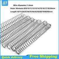 Wire Dia 1.4 Compression Compressed Return Pressure Spring 304 Stainless Steel 8 9 10 11 12 13 14 15 16 17 18 20 mm 10pcs