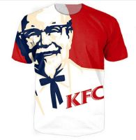 New T Shirts KFC Colonel Sanders Funny Printed 3d Women/men T Shirt Fashion Tshirt Streetwear Short Sleeve T Shirt Casual XS-7XL