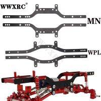 WWXRC 2PCS Metal Girder Side Frame Chassis Rails for 1/16 WPL C14 C24 C24-1 1/12 MN D90 D91 MN99S FJ45 RC Crawler Upgrade Parts  Power Points  Switche