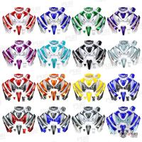 PUGParts ชุดสีwave125R หัวแหลม ชุดสีเวฟ125R (ชุด12ชิ้น) [สีทูโทน] กุญแจกลม/กุญแจนิรภัย(กุญแจเล็ก/ใหญ่)