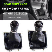 คุณภาพสูงเกียร์ธรรมดา Shift Knob Shifter Boot สำหรับ Volkswagen VW Golf 7 MK7 2013 2014 2015 2016 2017รถอุปกรณ์เสริม