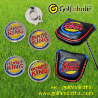 BOGEY KING BIRDY KING Golfaholic Magnetic Golf Ball Marker Hat Clip กอล์ฟ บอลมาร์คเกอร์