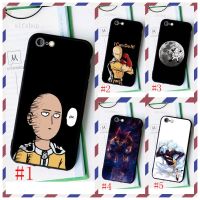 iPhone 5 5S SE 6 6S 7 8 Plus 11 pro X XS max Black soft Phone case One Punch Man Saitama Garou