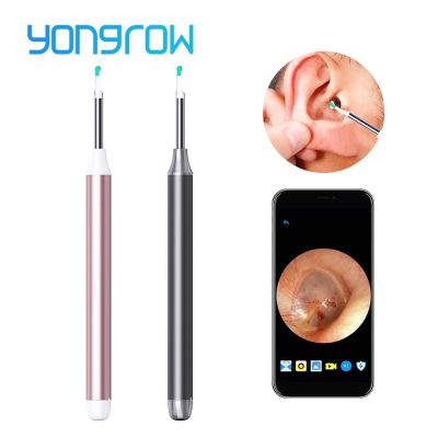 Yongrow Medical HD Camera Wireless Visual Otoscope Ear Cleaner Ear Wax Wifi Wireless Otoscope Ear pick Borescope Ear Care Tool