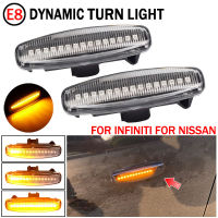 Dynamic Side Marker Indicator Sequential Light For Infiniti EX25 EX35 EX37 FX35 FX37 FX50 For Nissan Murano Pathfinder Skyline