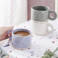 1pc Creative hand-hold splash ink ceramic mugs fashion personality Coffee Cup Home Office Cup